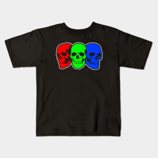 RGB Skulls Kids T-Shirt